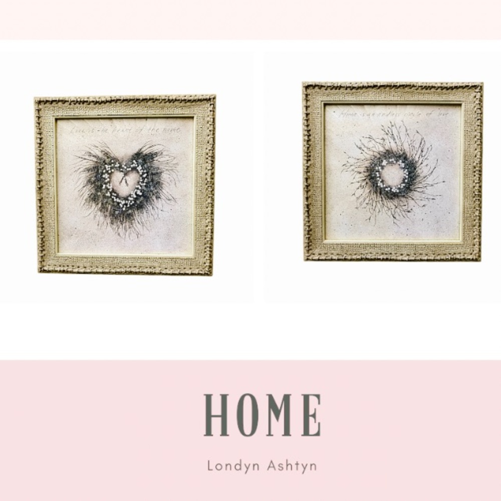 TWO FRAMES 10in x 10in.